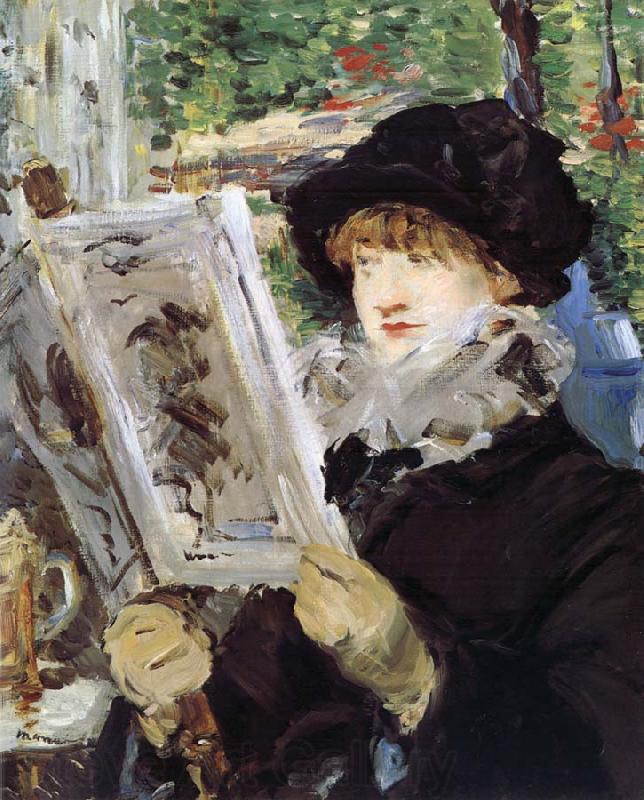 Edouard Manet La Lecture de l-Illustre Germany oil painting art
